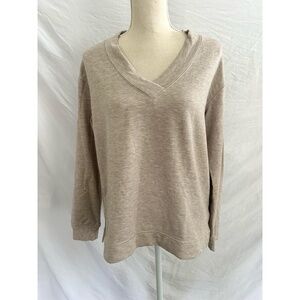 Orvis V-Neck Long Sleeve Sweatshirt Women's Size Small Classic Collection